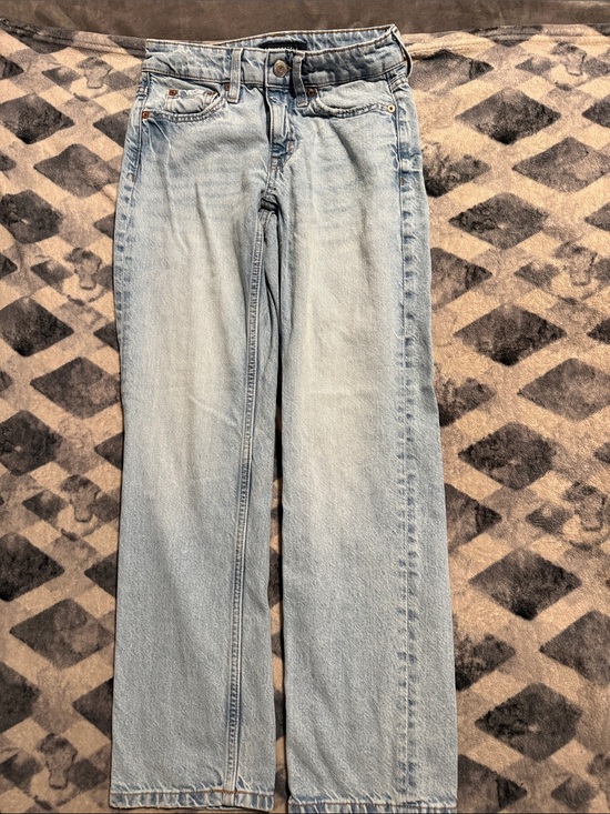Aeropostale Denim - Aeropostale Light Blue Straight Leg Women's Jeans kit girl